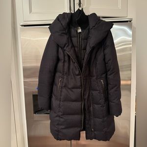 SOIA&KYO Slim Fit Down Coat with Large Hood